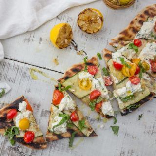 Zucchini flatbread | OurItalianTable.com