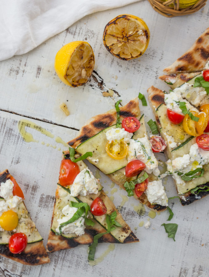 Zucchini flatbread | OurItalianTable.com