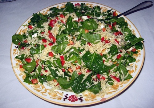 Three-color Orzo Salad