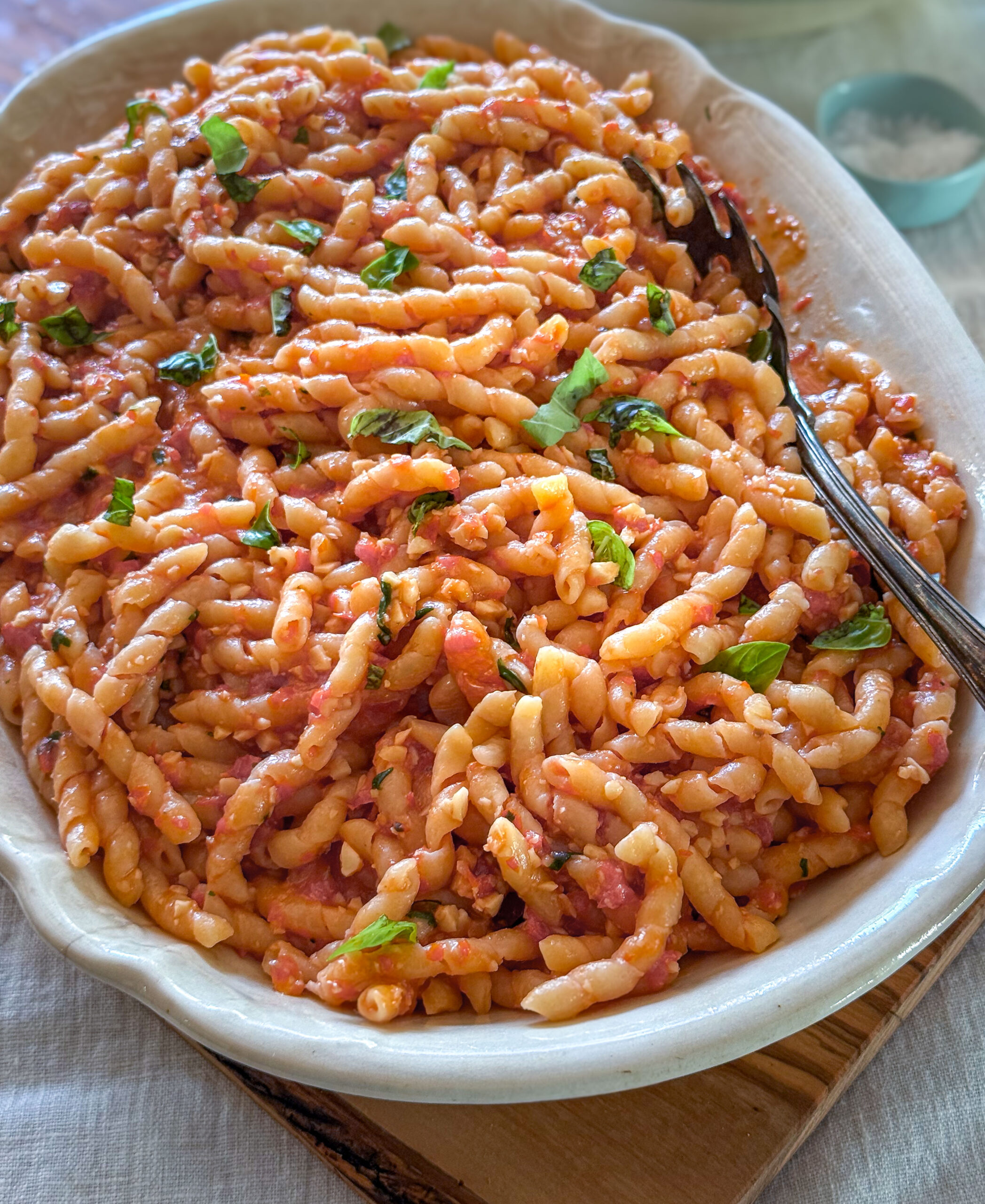 Pesto Trapanese | OurItalianTable.substack.com