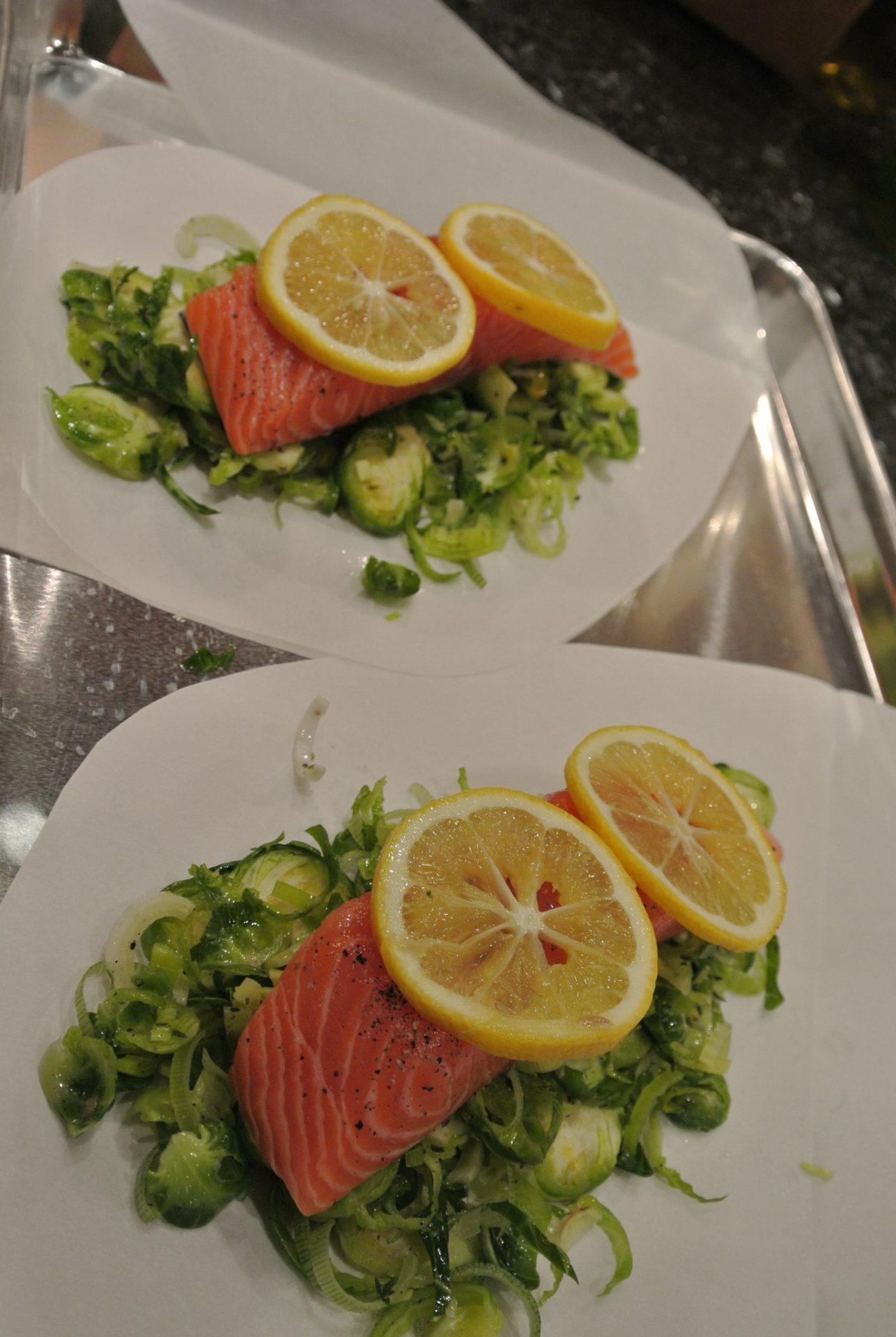 Salmon Baked in Paper (Salmone in Cartoccio) - Our Italian Table