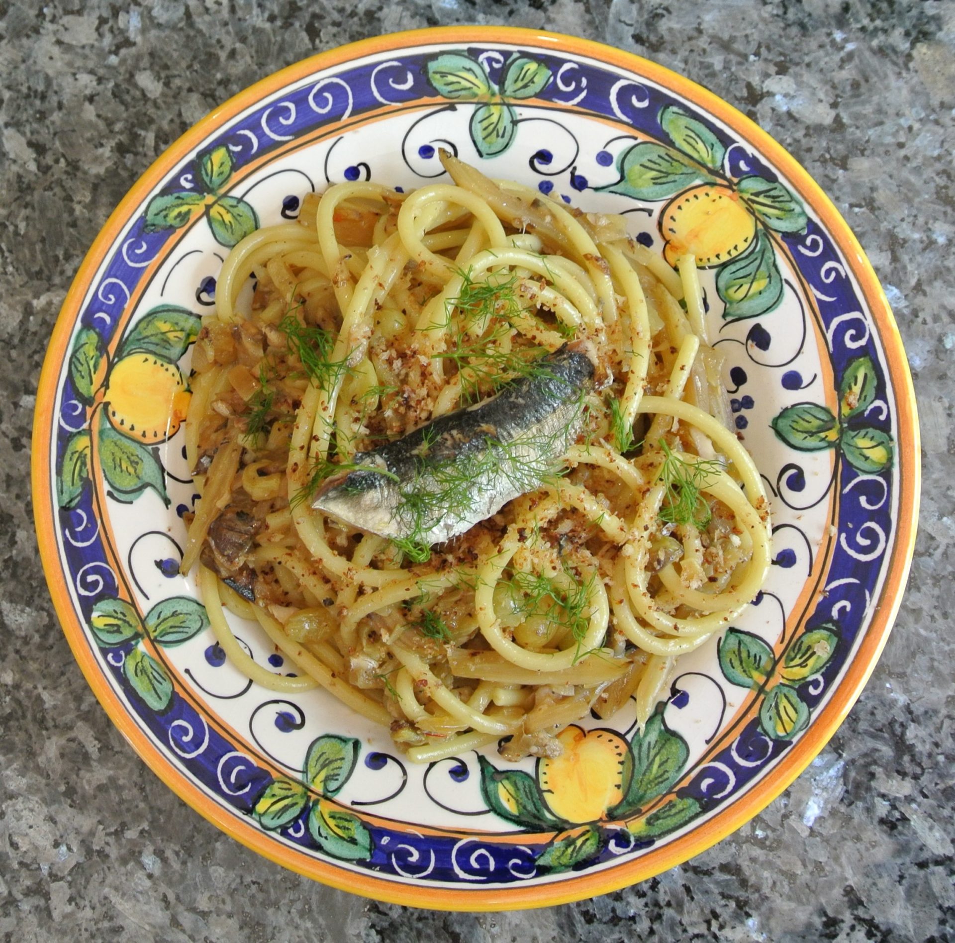 Pasta Con Le Sarde Pasta With Sardines The National Dish Of Sicily 