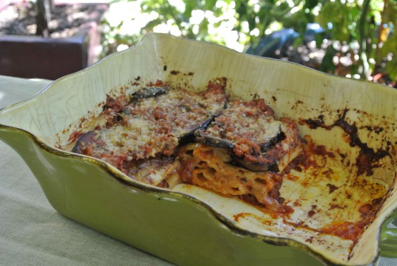 Baked Pasta with Eggplant