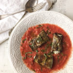 Summers’ Sultry Solstice: Eggplant Ricotta ‘Ravioli’ with Summer Tomato Sauce