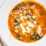 Escarole Chickpea Soup | OurItalianTable.com