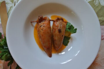 Calamari ripieni alla marchigiana (Stuffed squid)