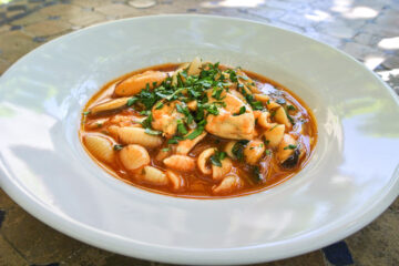 Mussels and Shells in a Saffron Tomato Soup