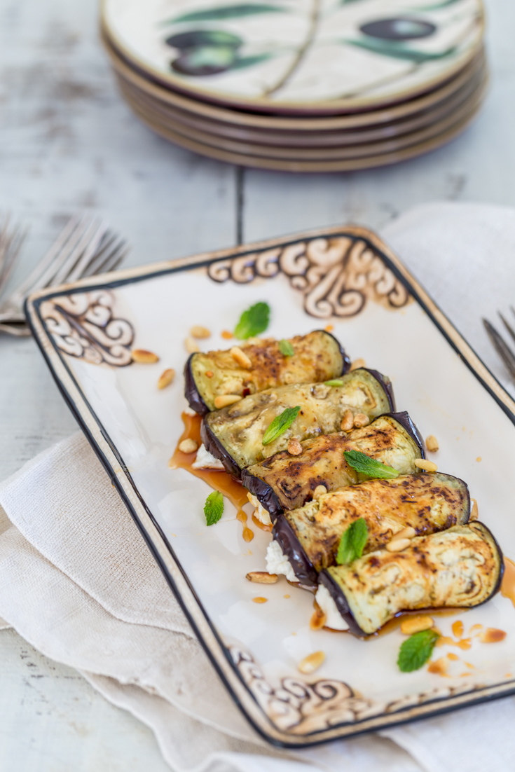 Eggplant and ricotta involtini | OurItalianTable.com