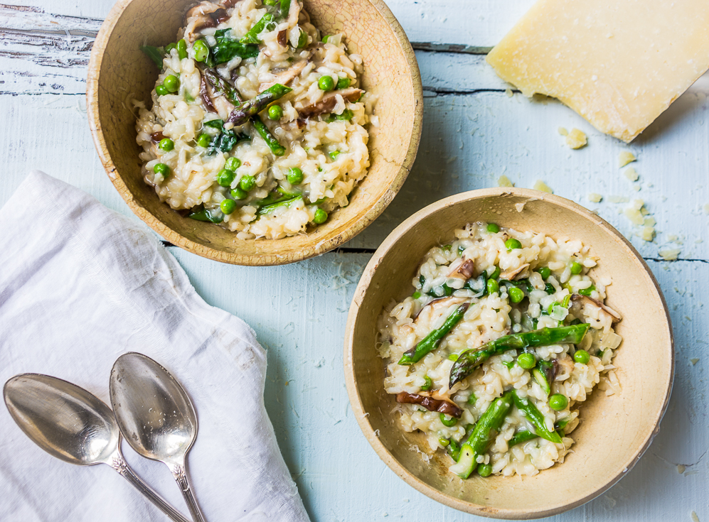 Spring Vegetable Risotto | OurItalianTable.com