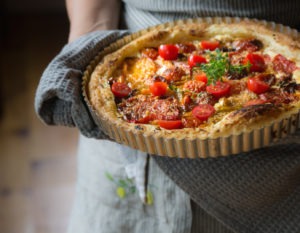 Roasted Tomato Tart | OurItalianTable.com