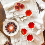 Blood Orange Panna Cotta and Chocolate-dipped Candied Blood Oranges