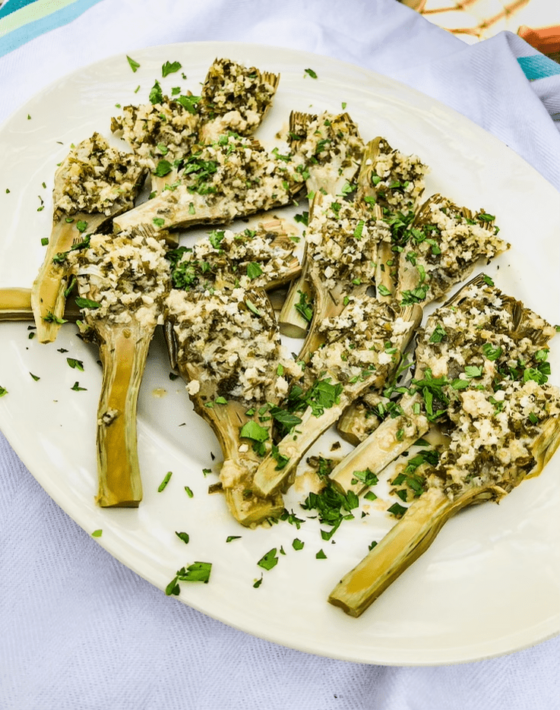 Stuffed Baby Artichokes and the Artichoke RoundUp! Our Italian Table