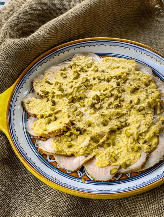 Roasted Pork Loin with "Tonnato" Sauce - Our Italian Table