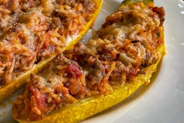 Stuffed Zucchini & Lopez Island
