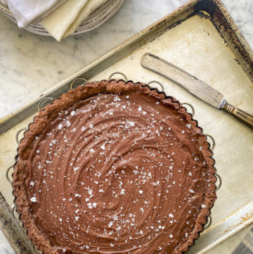 Salted Chocolate Crostata | OurItalianTable.com