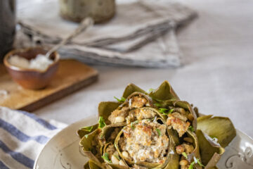 Sausage-Stuffed Artichokes