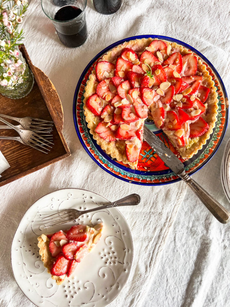 Strawberry Crostata | OurItalianTable.com