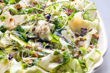 Shaved Zucchini and Herb Salad with Parmigiano