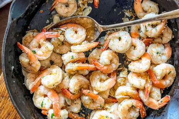 Sicilian Sauteed Shrimp with Almonds