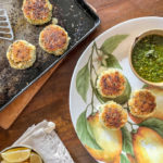 Fresh Cod Cakes with Italian Salsa Verde (and Feast of the Seven Fishes)