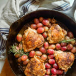 Roasted Chicken with Grapes | OurItalianTable.com