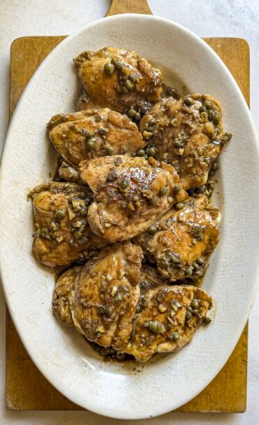 Chicken with Anchovies |OurItalianTable.com