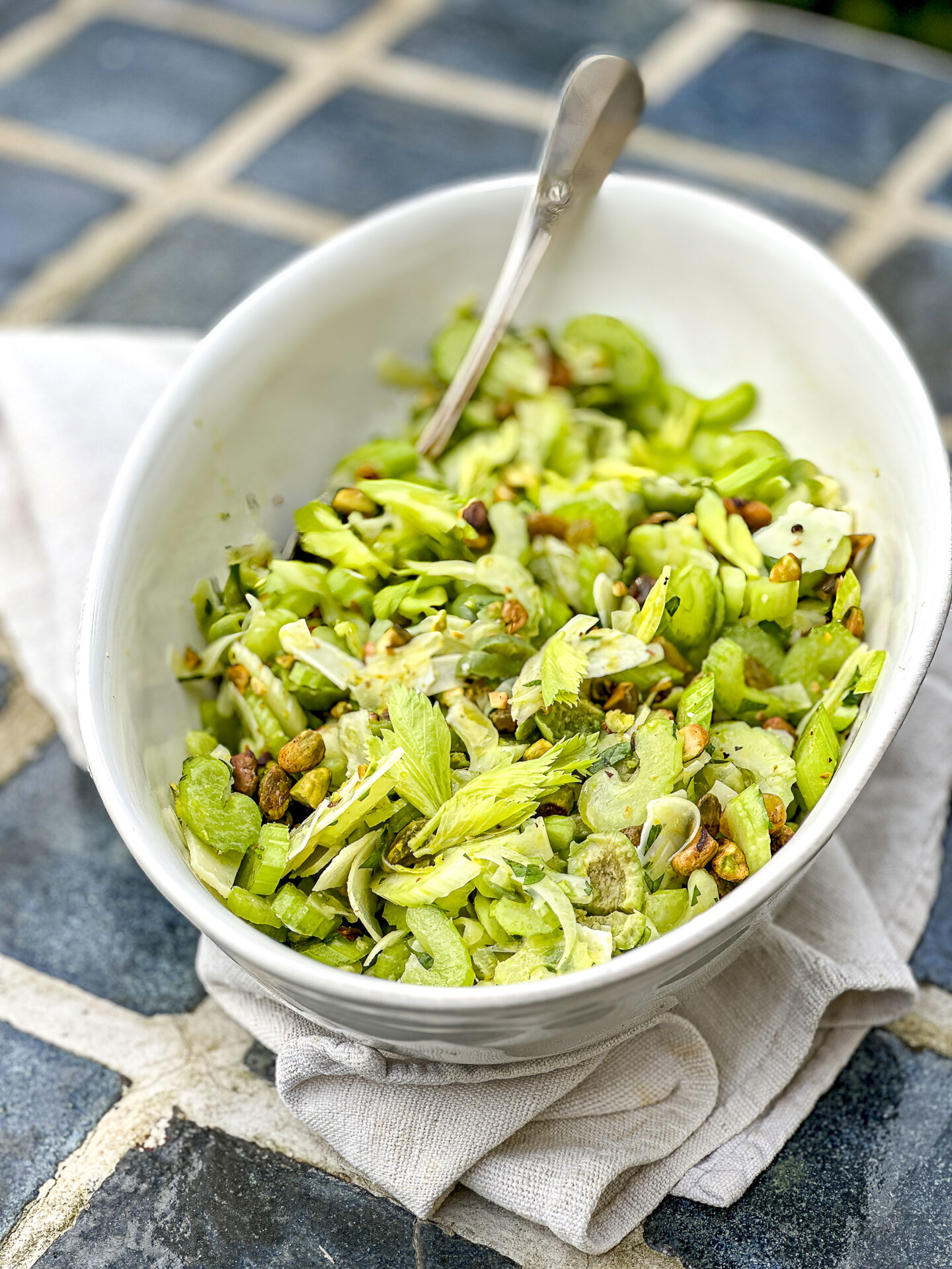 Sicilian Celery, Fennel, and Olive Salad | OurItalianTable.com