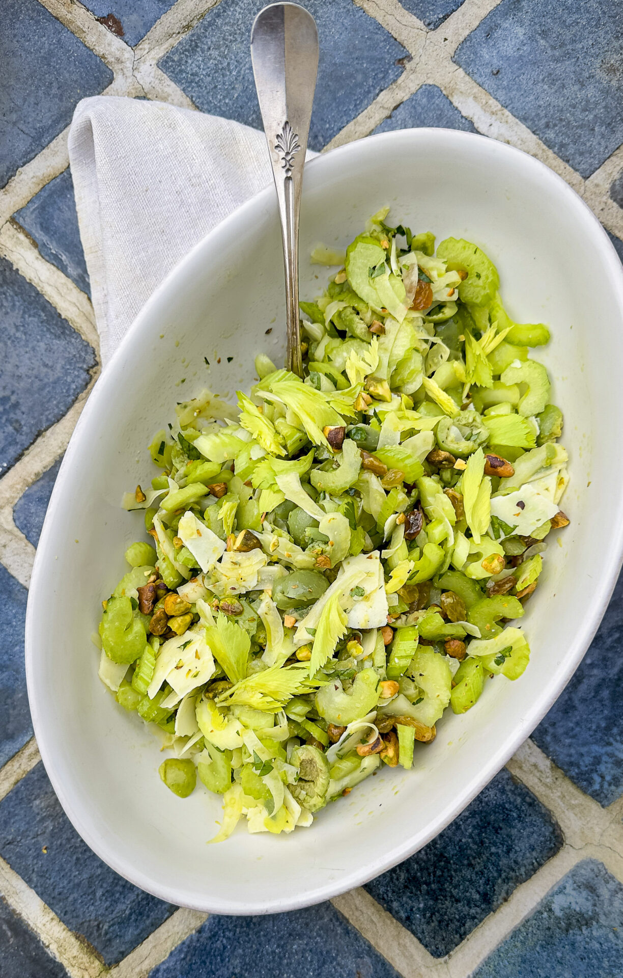 Sicilian Celery, Fennel, and Olive Salad | OurItalianTable.com