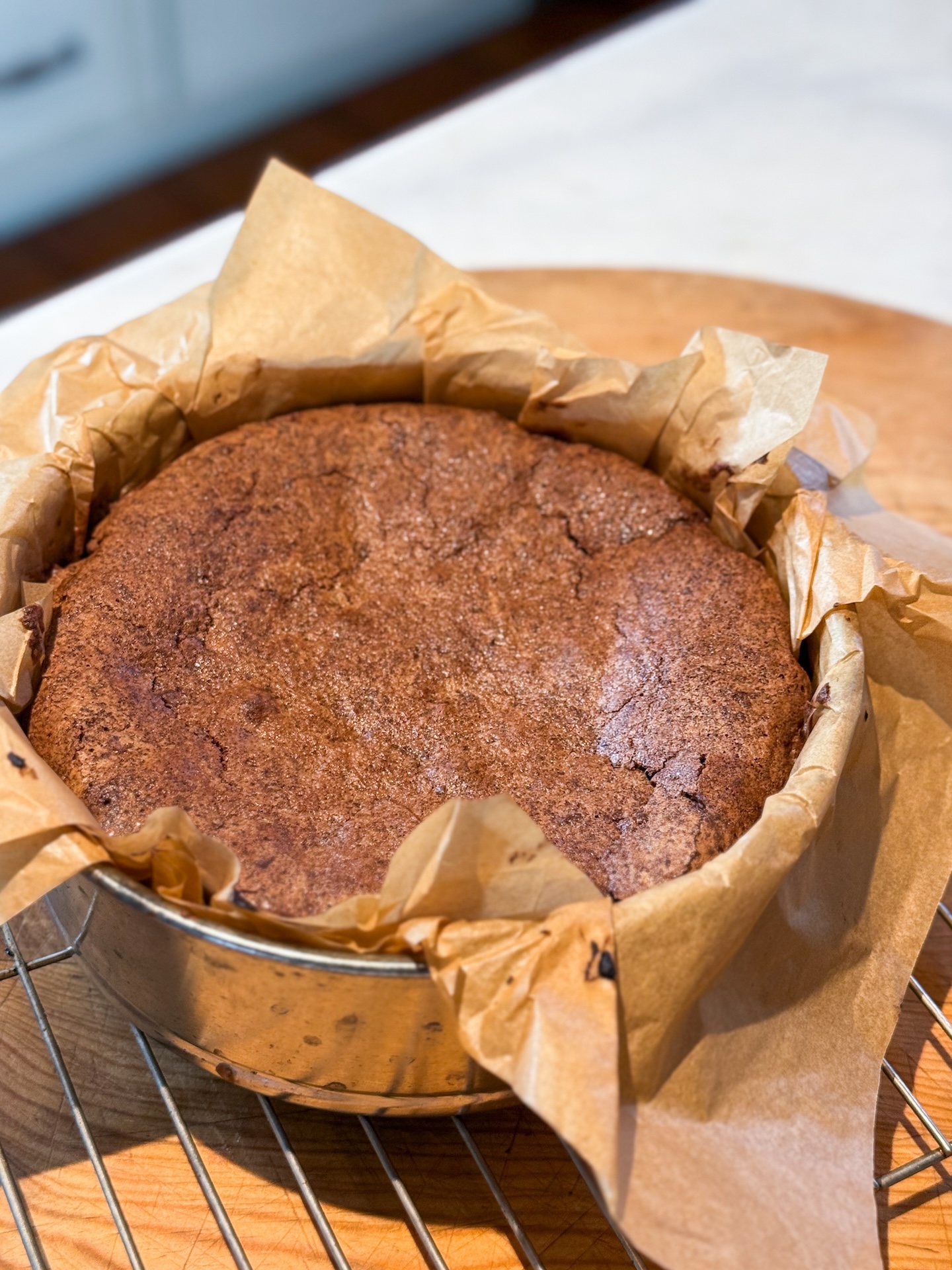 Flourless Chocolate Hazelnut Cake | OurItalianTable.com