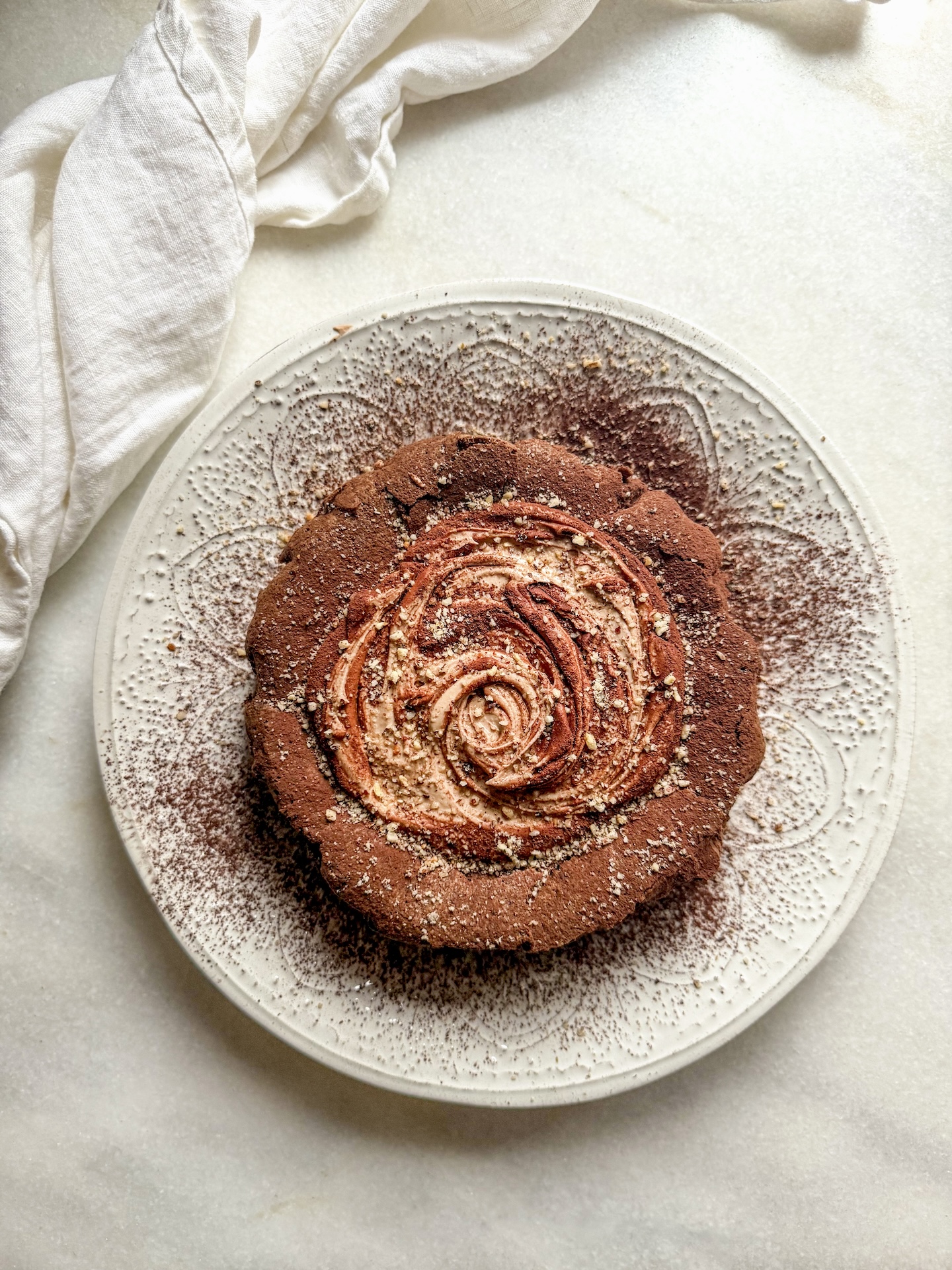 Flourless Chocolate Hazelnut Cake | OurItalianTable.com