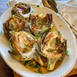 Braised Artichokes from OurItalianTable.substack.com