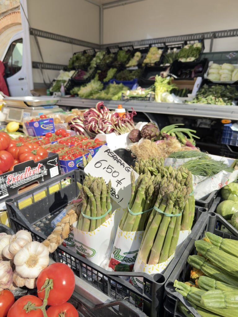 Market Day in Montalcino | OurItalianTable.substack.com