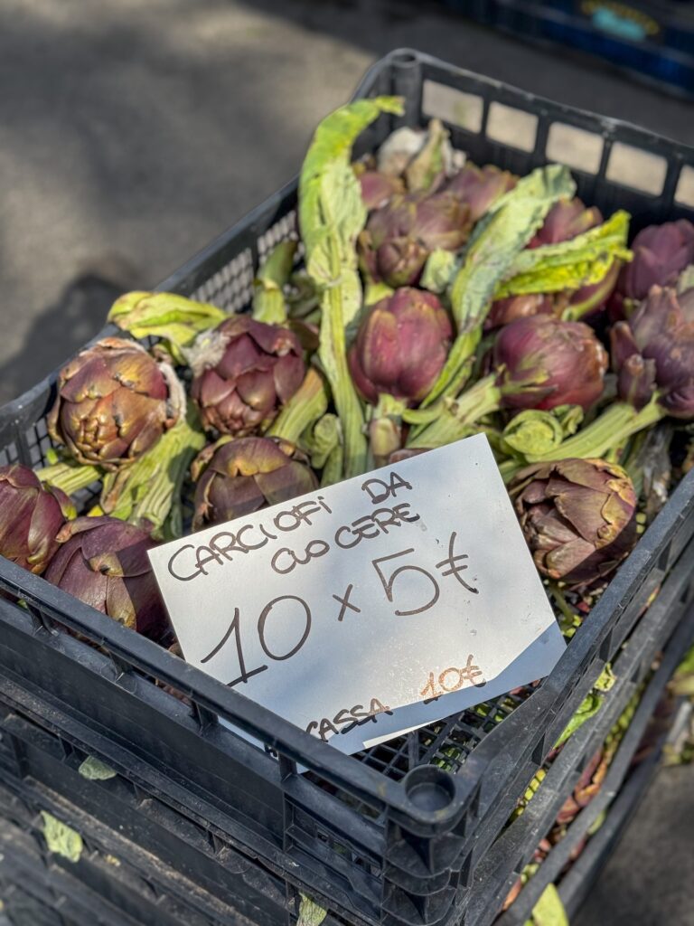 Market Day in Montalcino | OurItalianTable.substack.com