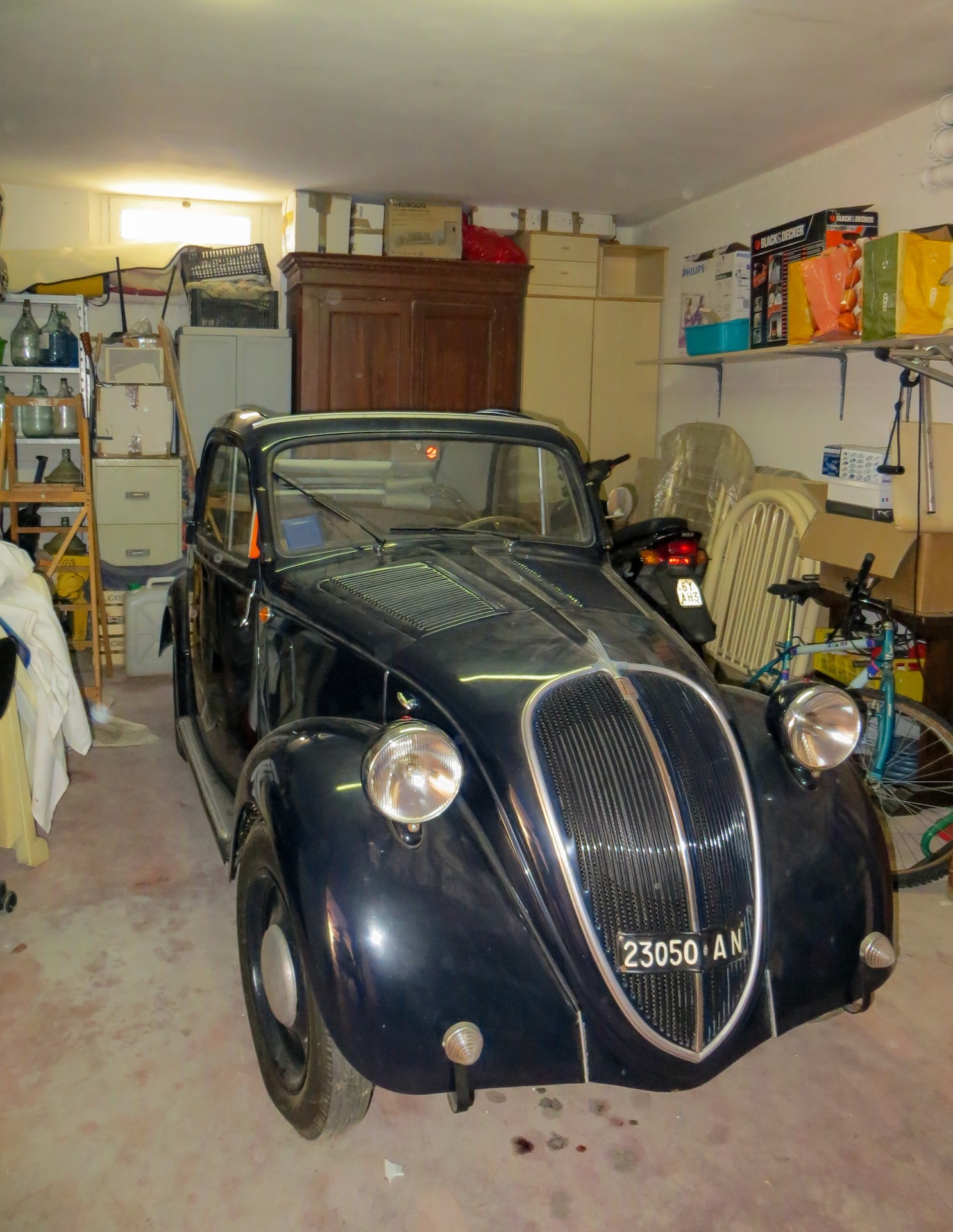 The Topolino in the Garage | OurItalianTable.substack.com