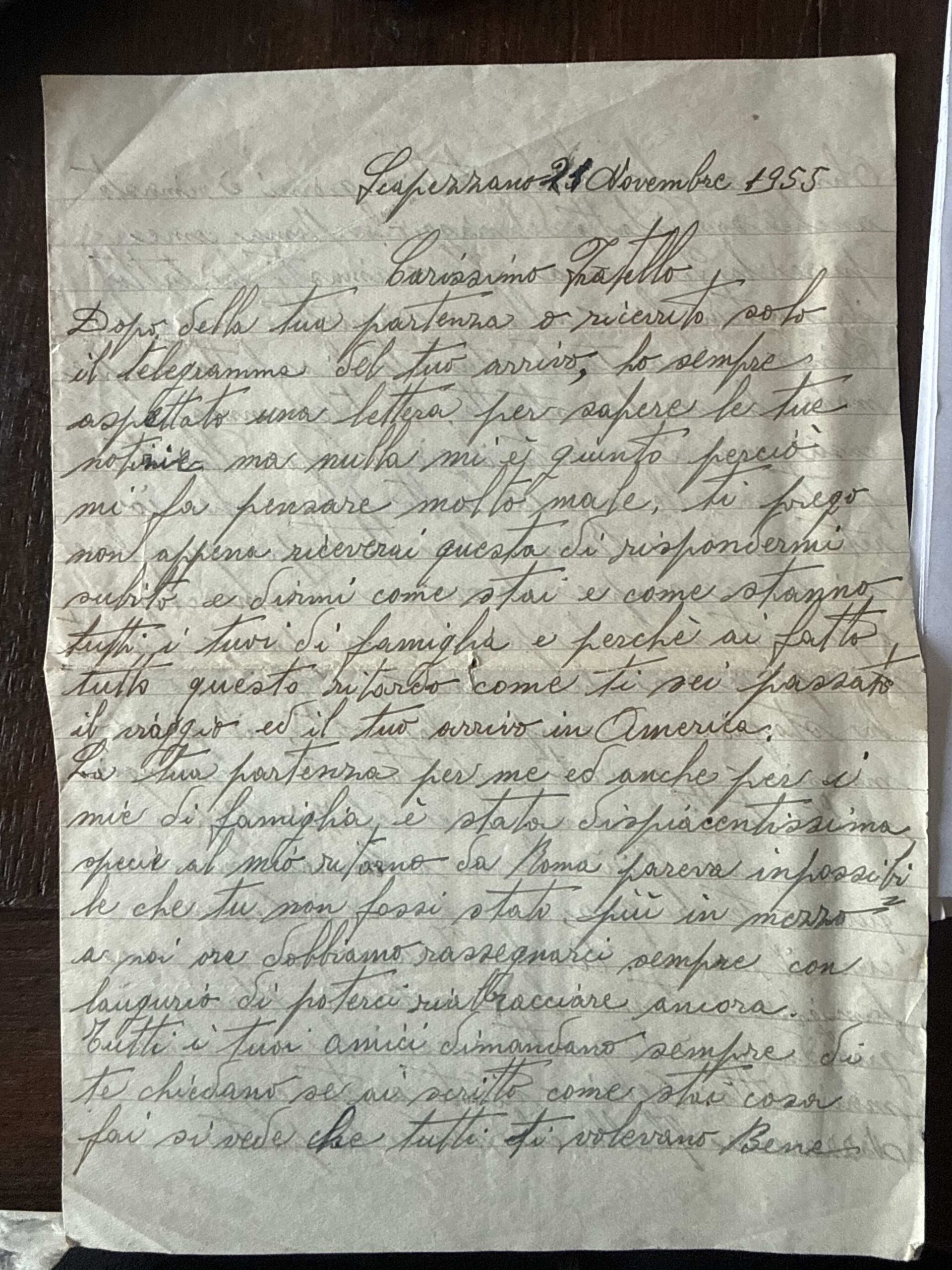 The Letter | OurItalianTable.substack.com