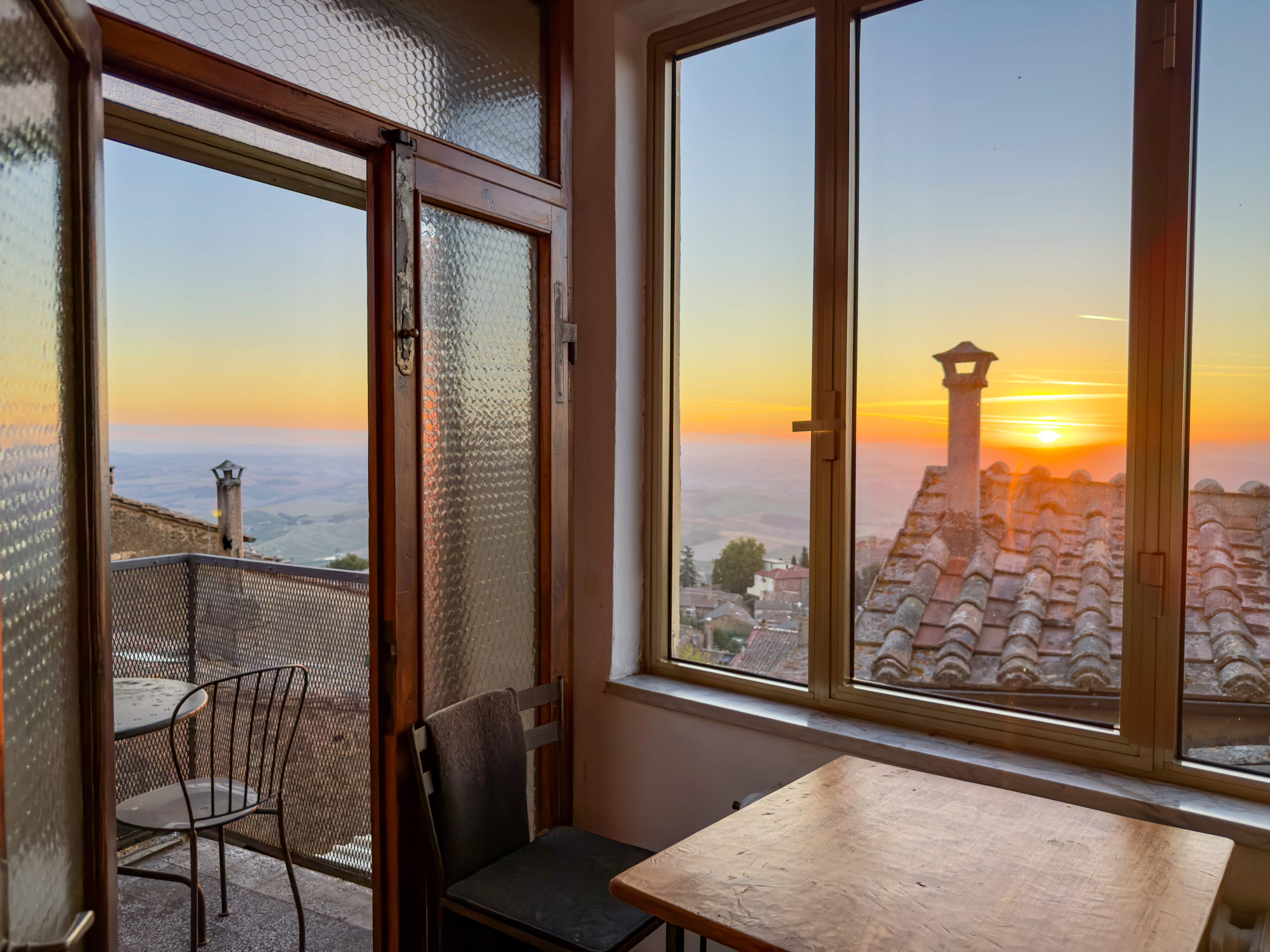Sunrise from my apartment | OurItalianTable.com